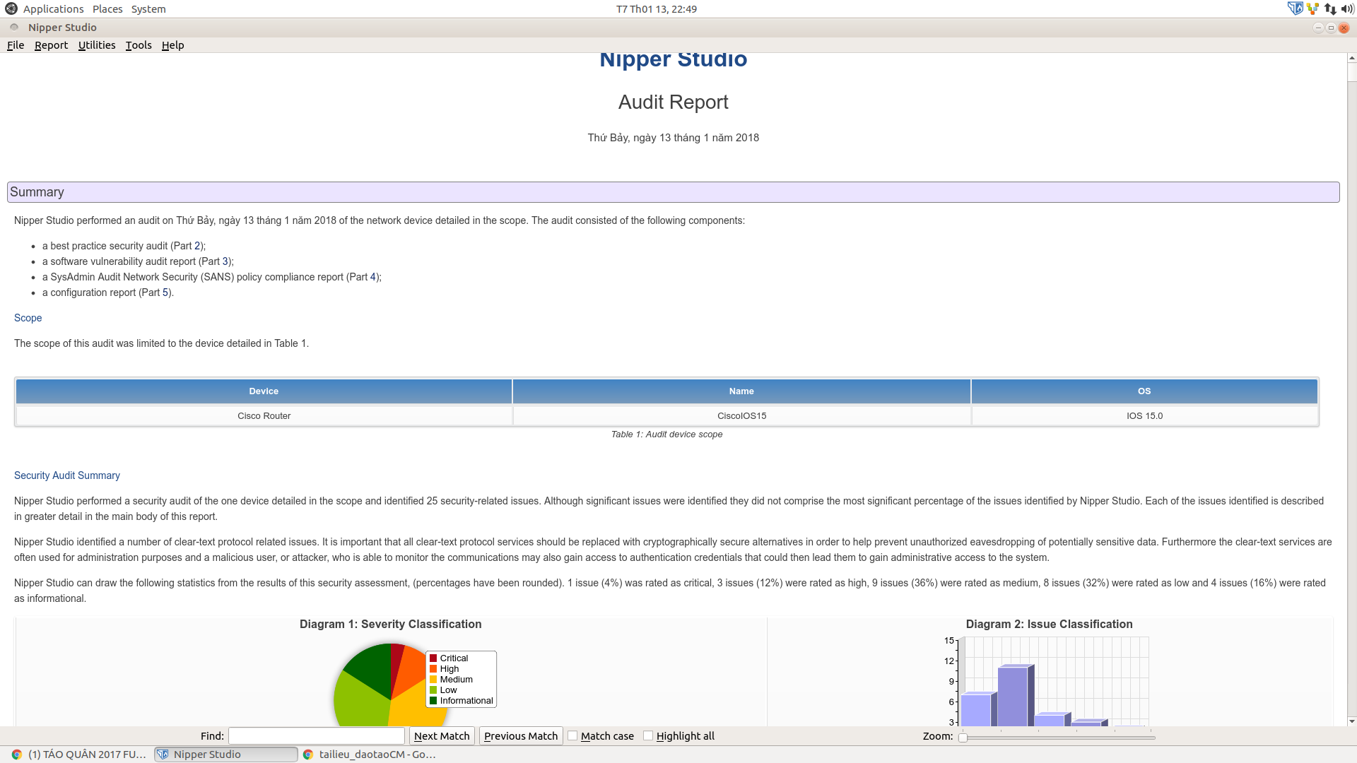 Audit hệ quản trị CSDL SQL Server với Nipper Studio