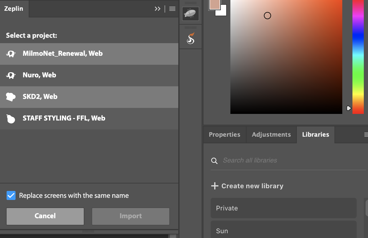 Cách chuyển đổi thiết kế từ sang Zeplin AI Design Thiết