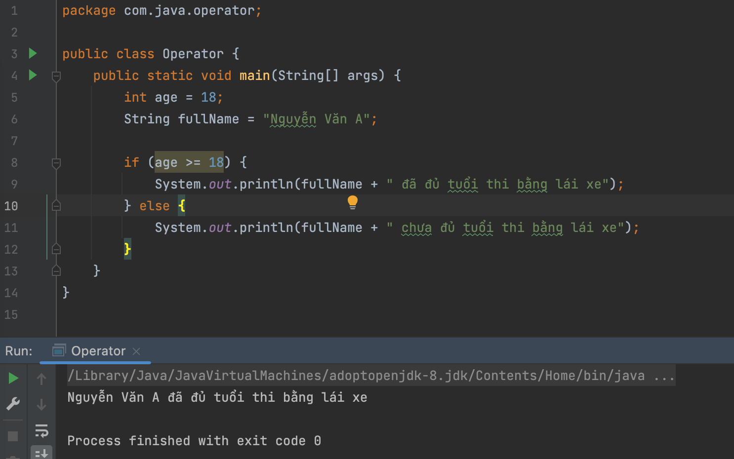 Cấu trúc điều khiển if - else, switch - case trong Java
