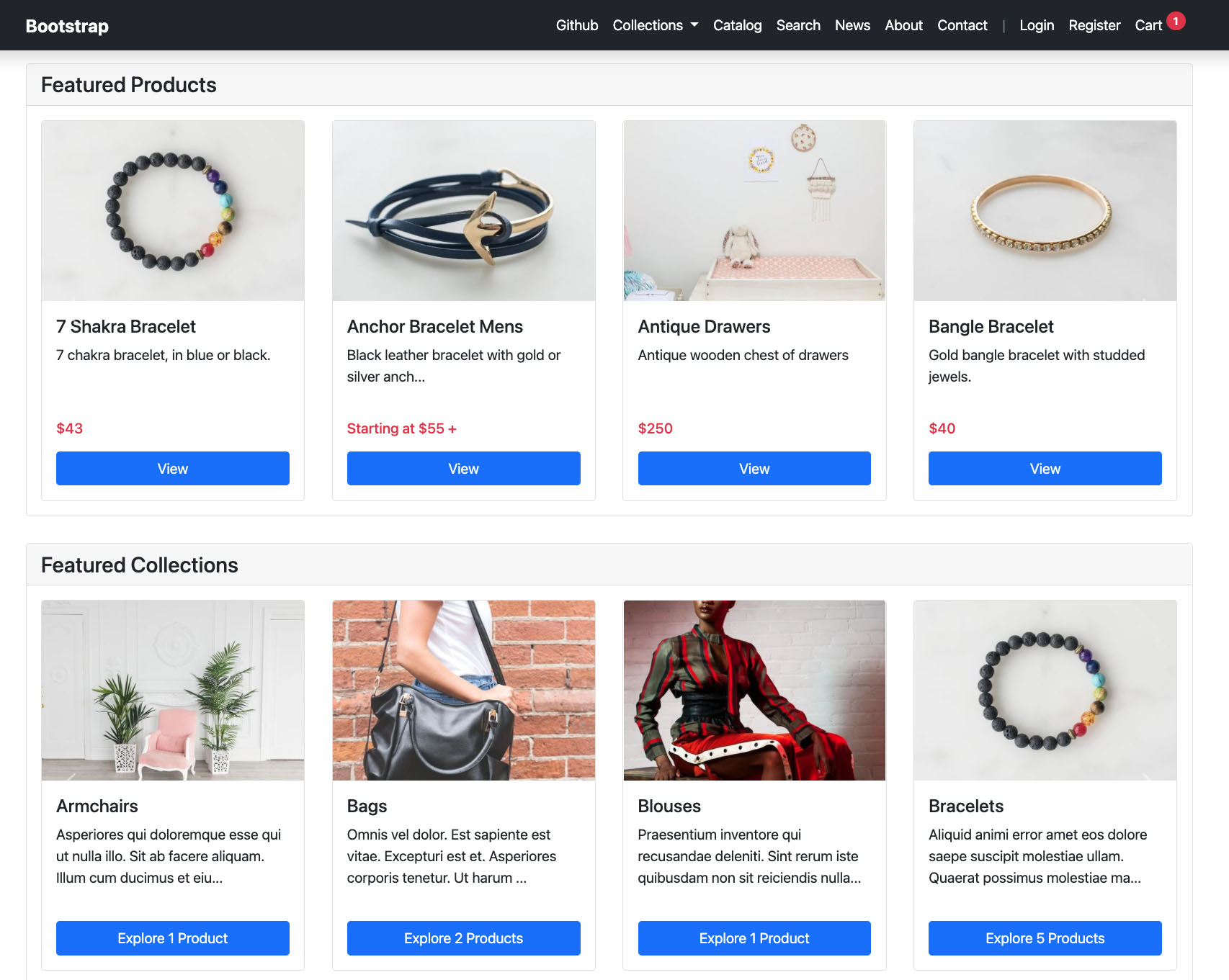 Shopify Shopping Cart Theme Được Code Bằng Bootstrap, BEM, Theme Tools ...