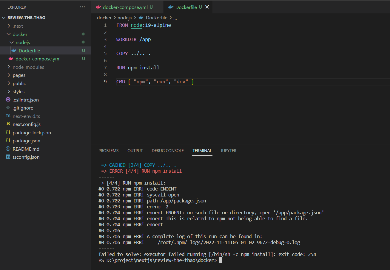 H i v dockerfile docker compose yml viblo