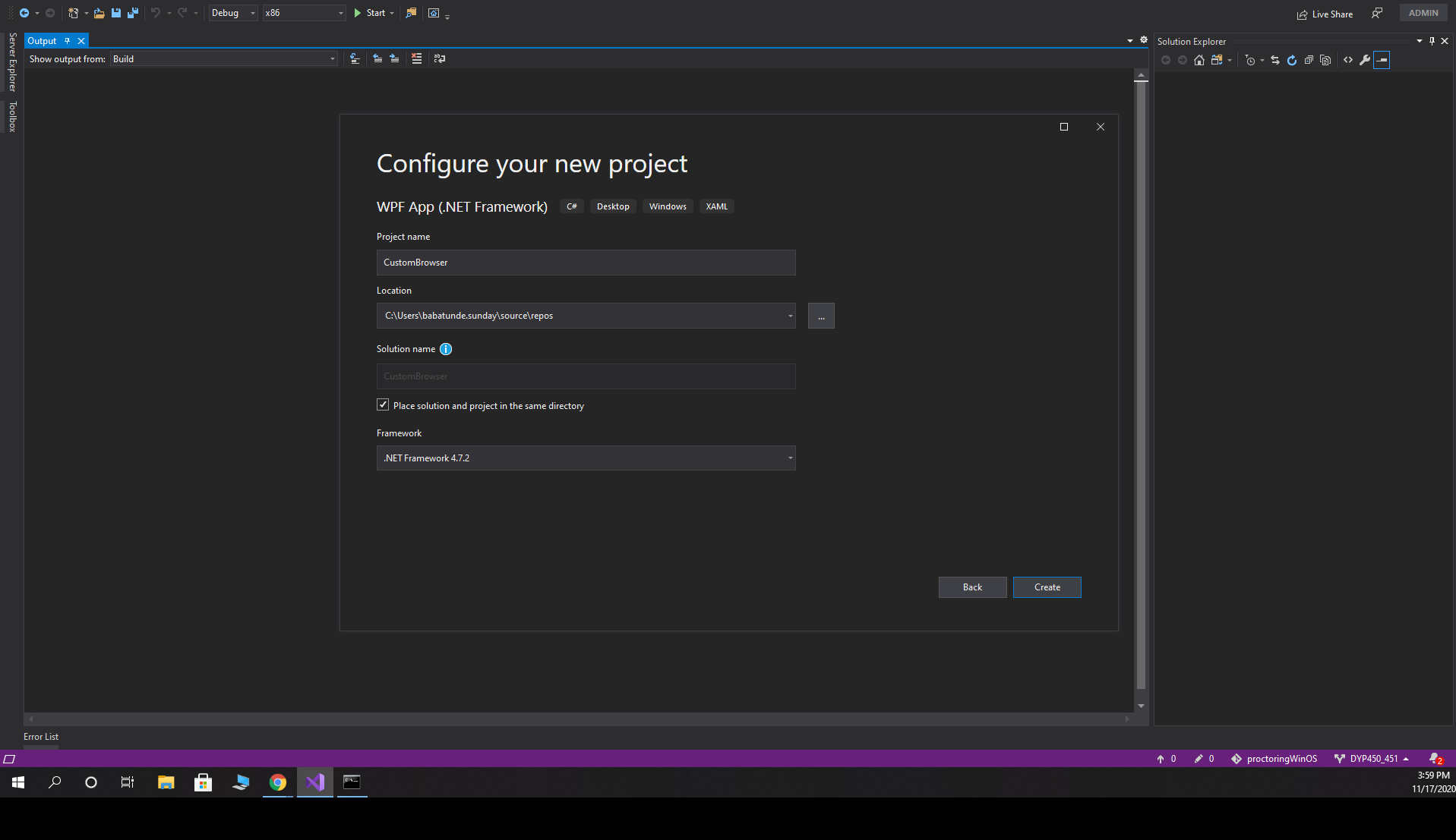 Create a Browser Wpf LaptrinhX
