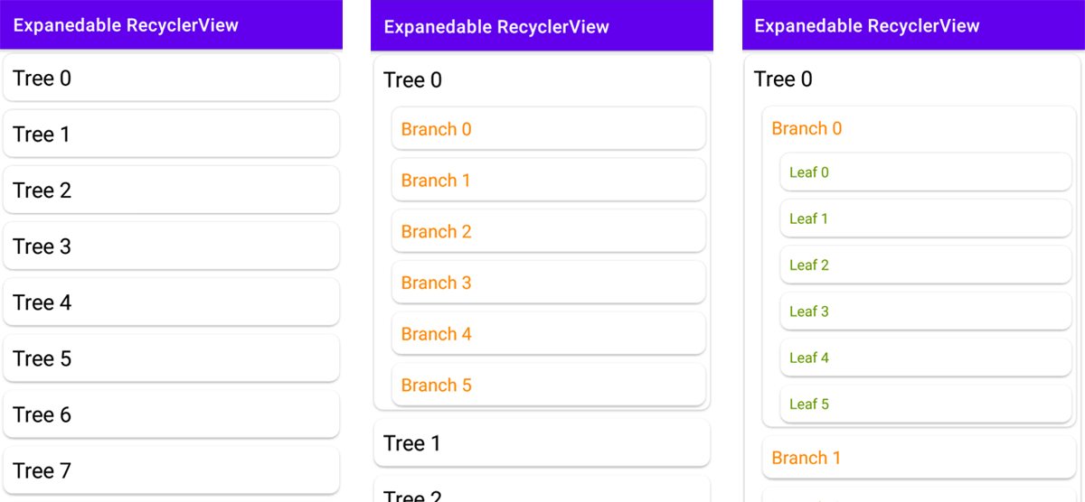 Expandable Recyclerview In Android With Kotlin Geeksforgeeks