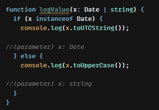 Narrowing TypeScript