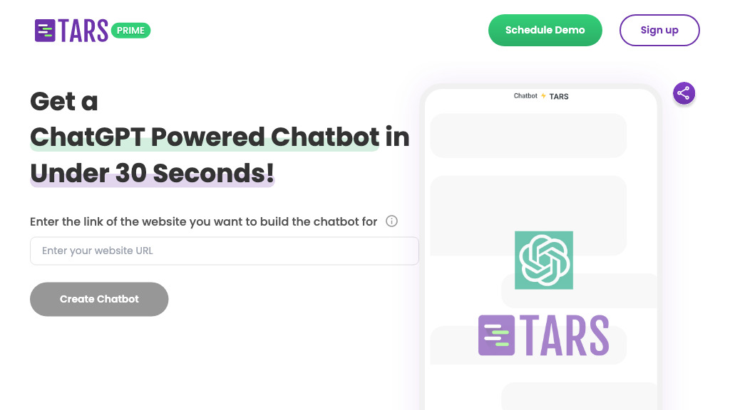 Tars Dialog Chatbot AI là gì? Top 5 trang tạo Chatbot AI miễn phí