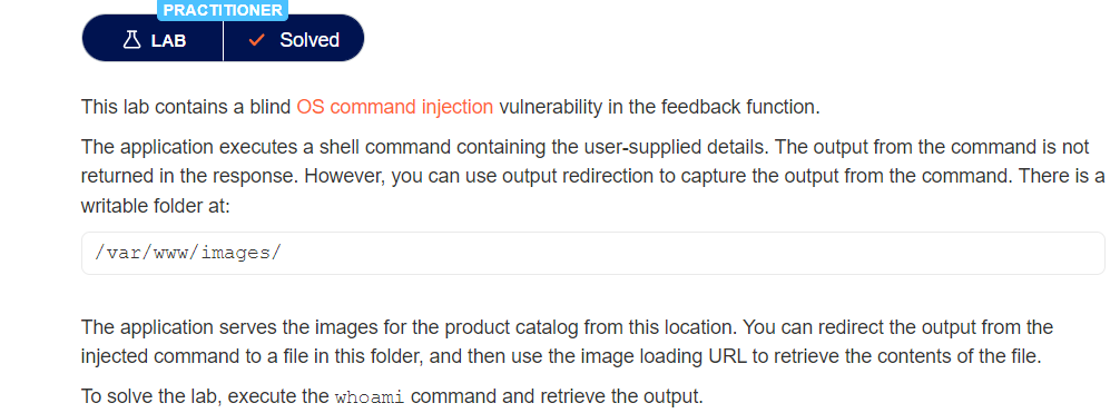 OS command injection vulnerabilities - Các lỗ hổng command injection ...
