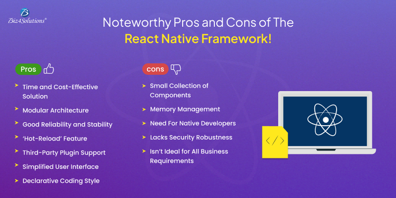 Benefits and Shortcomings of The React Native Framework!