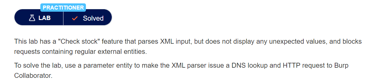 Xxe Lab XXE injection vulnerabilities - Lỗ hổng XML (Phần 3)