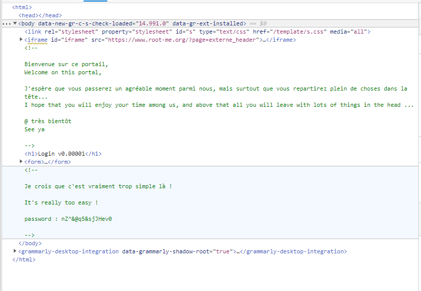 Write-up Root Me web server challenge