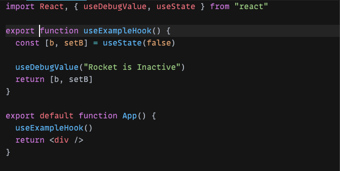 Tìm hiểu về React Hook: Sử dụng useDebugValue