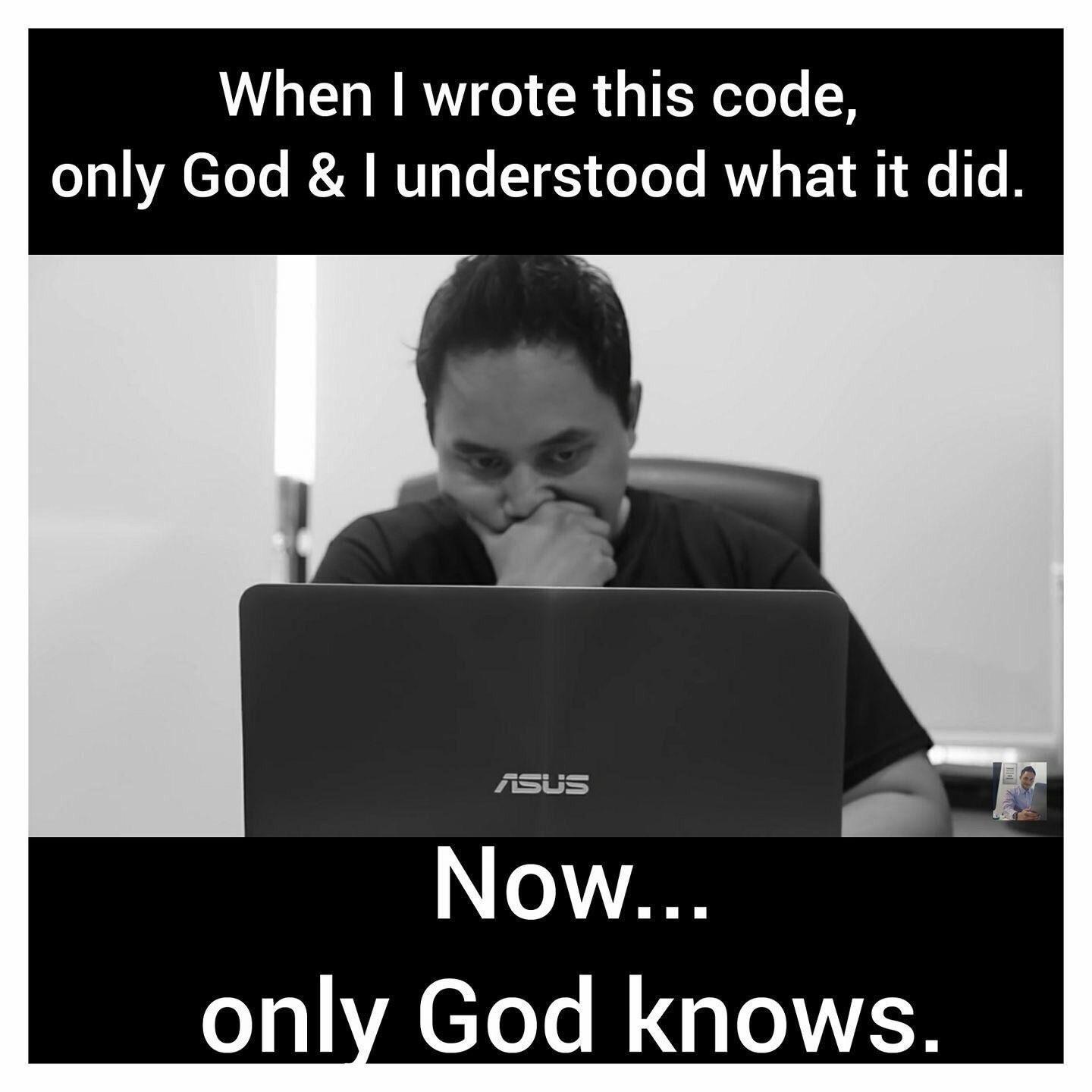 Only God knows meme