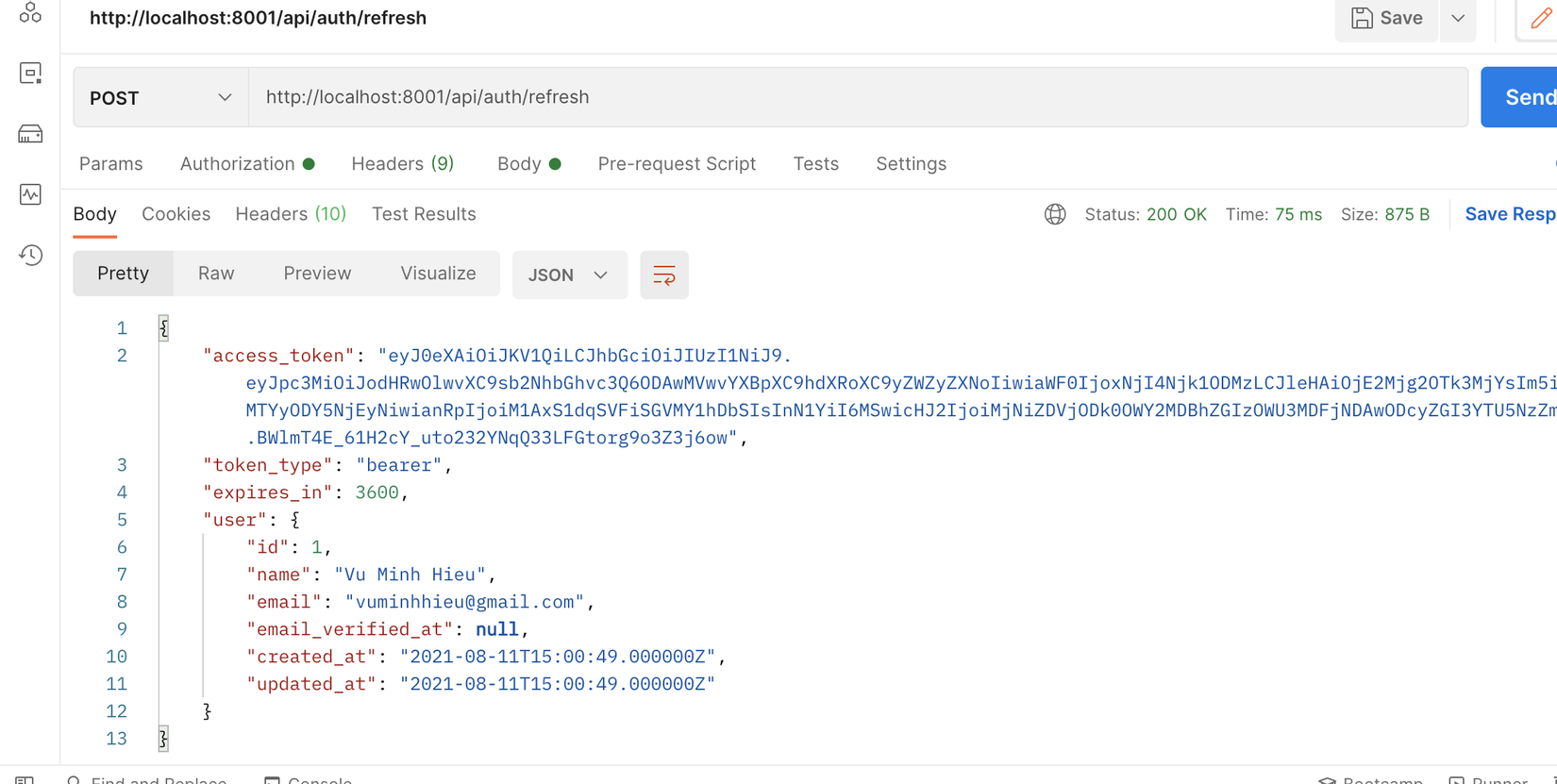 Laravel - Sử Dụng Authentication Json Web Token (JWT)