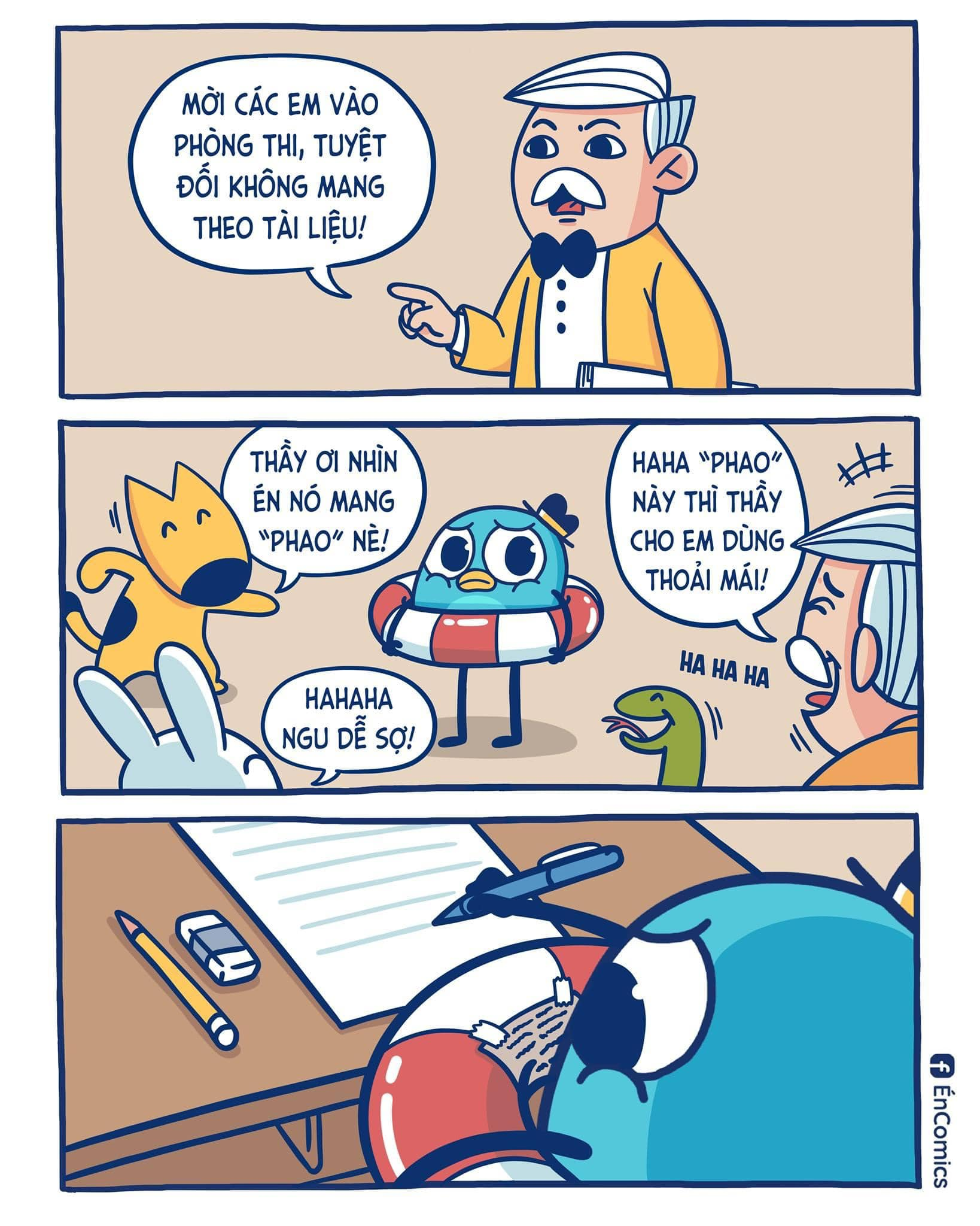 Đi làm không cấm bạn mang phao