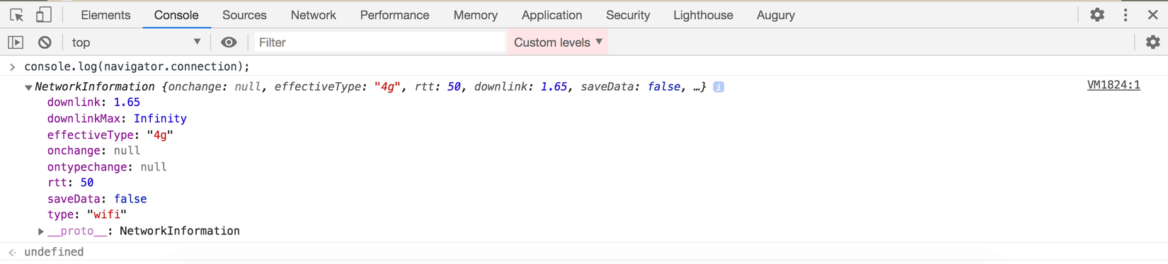 Network information API