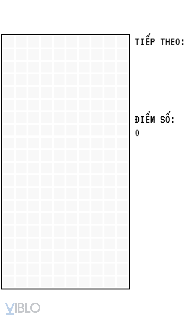 Giao diện Tetris