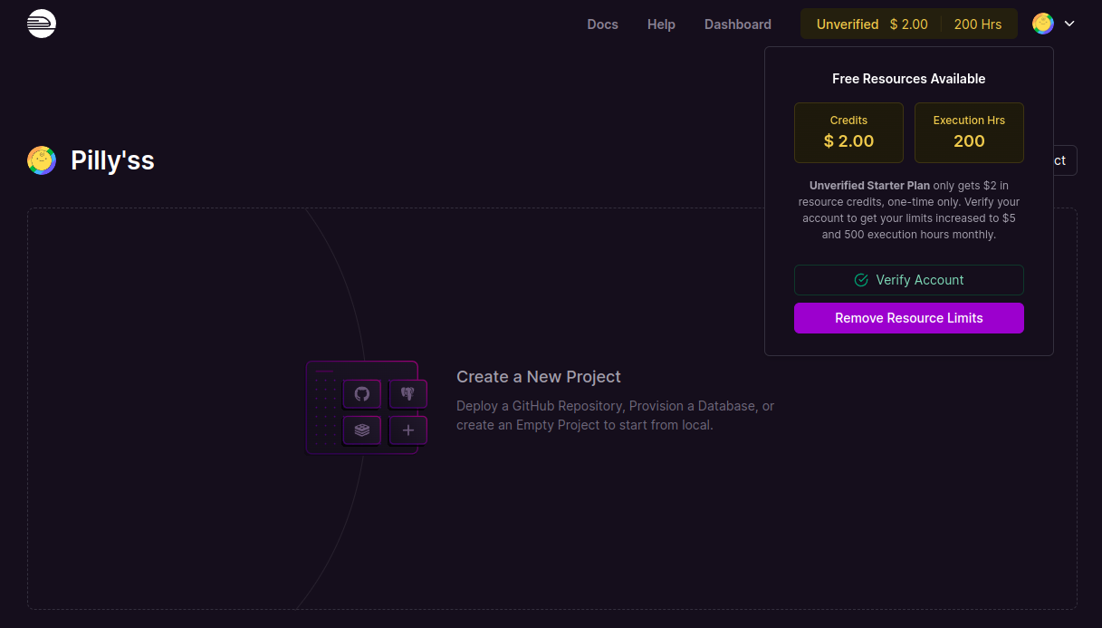 railway.app verify account
