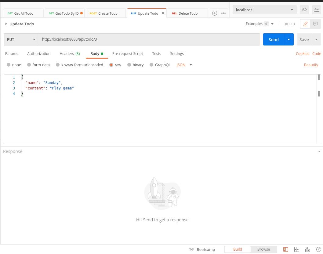 Test API Update Todo