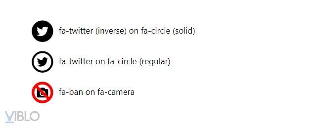 stacking icons fontawesome 5