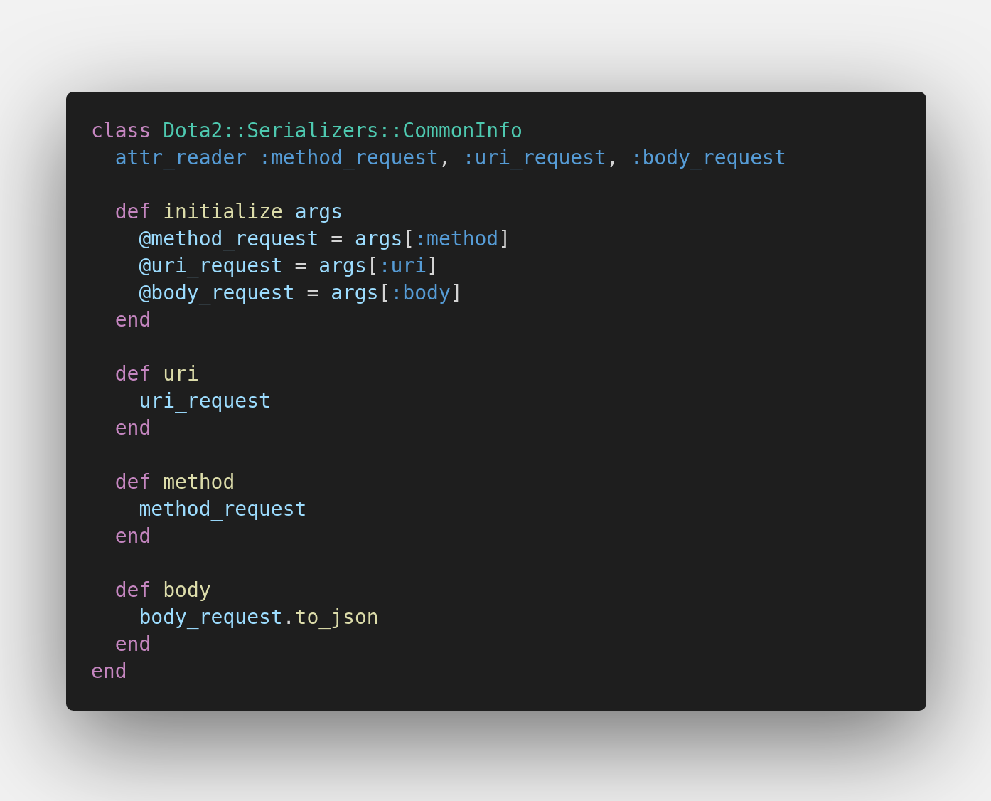 Serializer common_info.rb