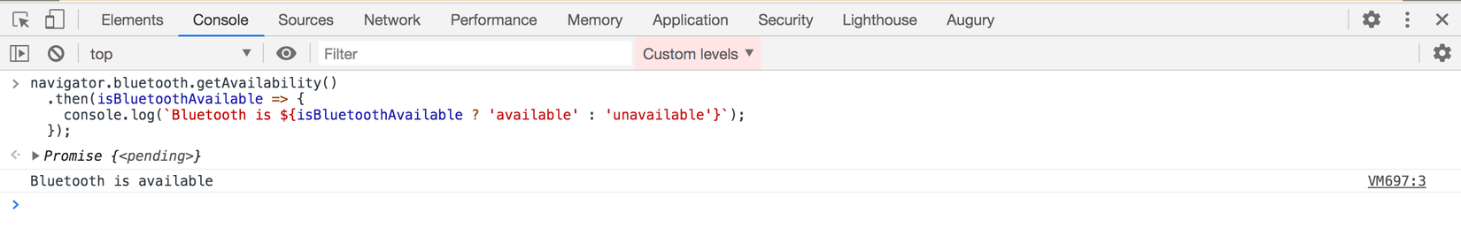 Bluetooth availability