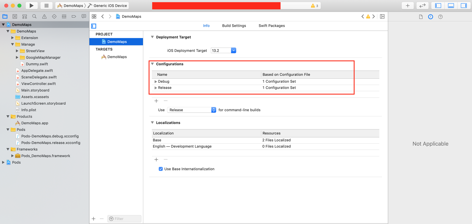 Sử Dụng Xcode Targets Để Quản Lý Development and Production Builds