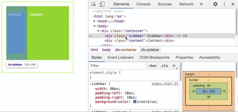 Thay đổi padding làm thay đổi layout tổng