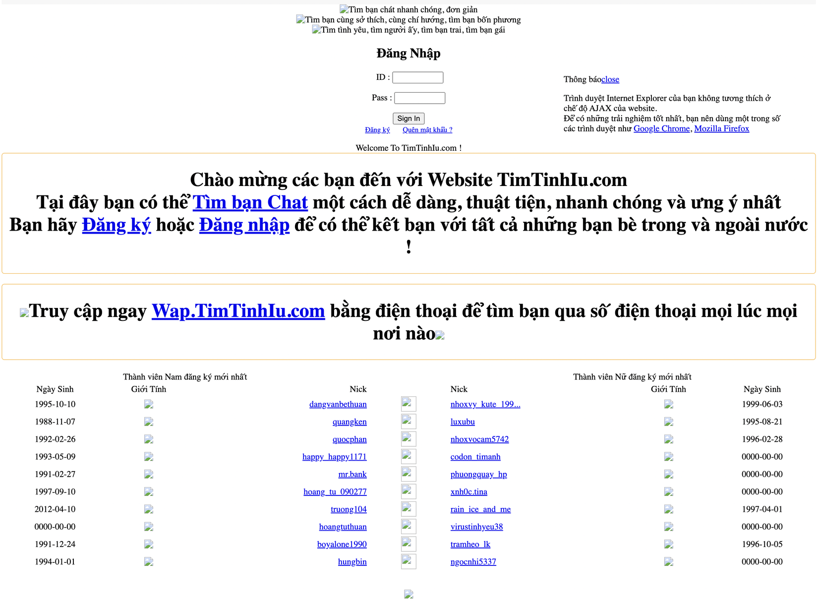 Haha, hồi này đã có mối thù với IE rồi