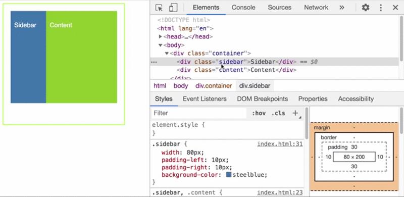 Thêm border làm thay đổi layout tổng