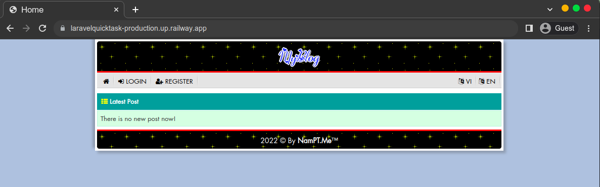 my first project laravel in railway.png