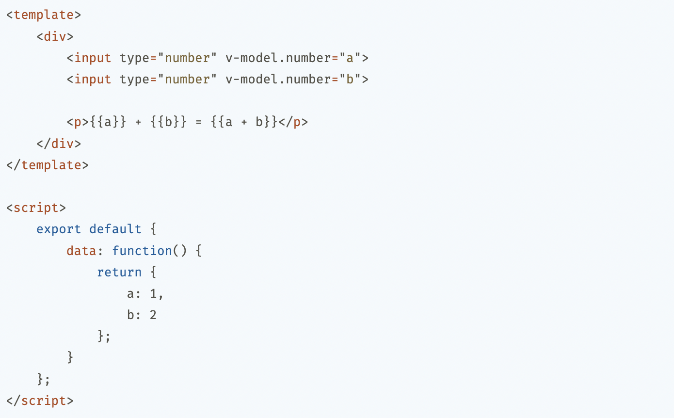 Còn đây là ở Vue