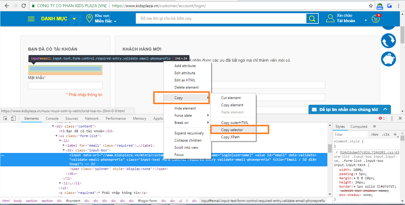 [Selenium Java] Bài 5: Cách xác định Locators của Element trên website ...