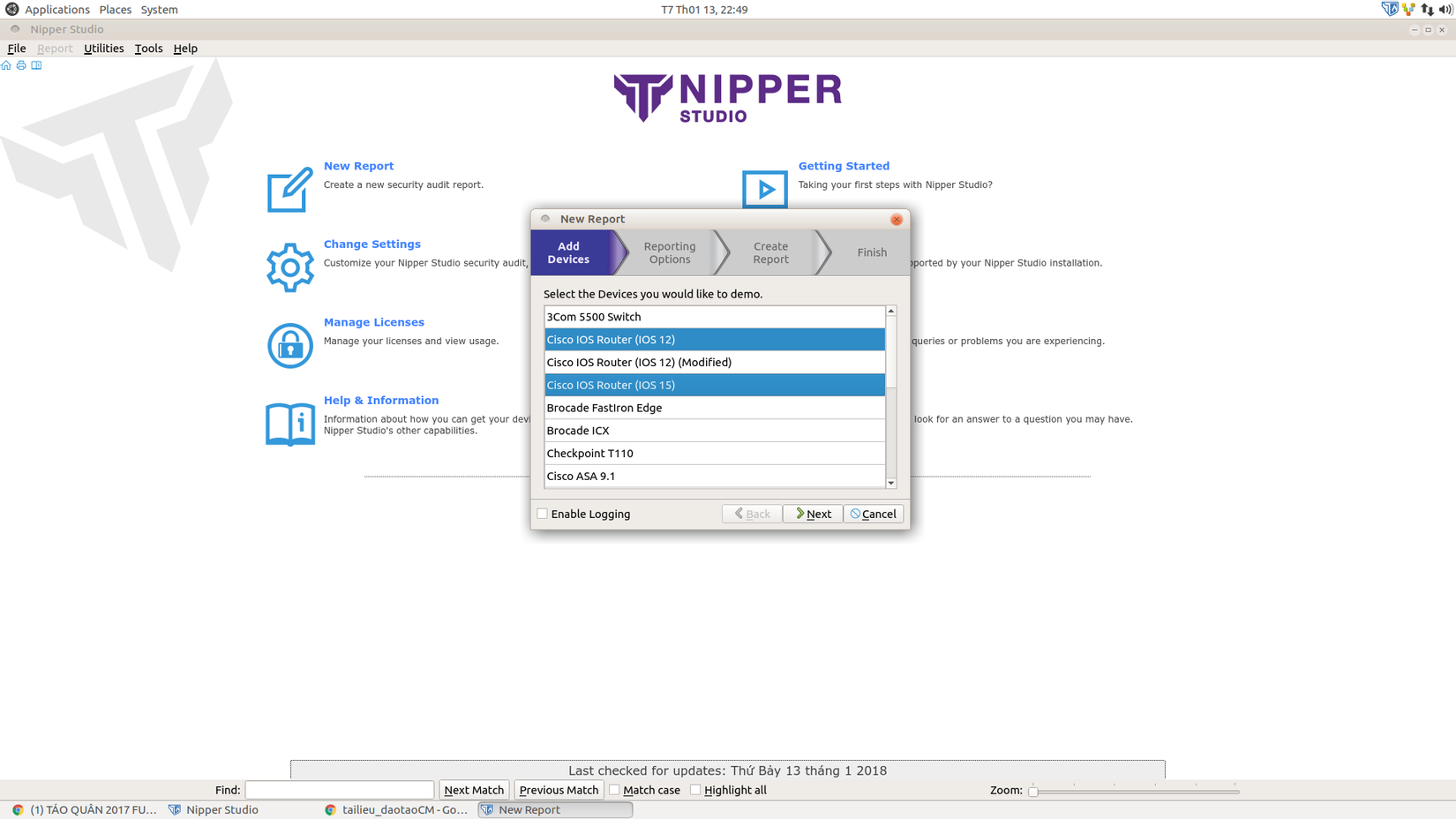 Audit hệ quản trị CSDL SQL Server với Nipper Studio